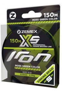 Плетенка Zemex Iron X5 moss green 150м 0.14мм