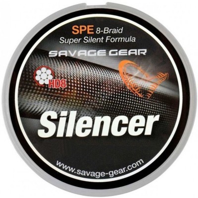 Плетенка Savage Gear HD8 Silencer Braid Green 120м 0.09мм