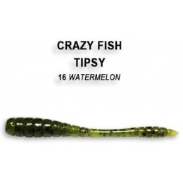 Силиконовая приманка Crazy Fish Tipsy 2" цвет 16 (8 шт) кальмар