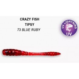Силиконовая приманка Crazy Fish Tipsy 2" цвет 73 (8 шт) кальмар
