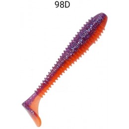 Силиконовая приманка Crazy Fish Vibro fat 4.7" цвет 98d (4шт) кальмар