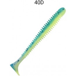 Силиконовая приманка Crazy Fish Vibro worm 4.5" цвет 40d (5 шт) кальмар