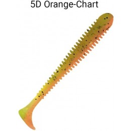 Силиконовая приманка Crazy Fish Vibro worm 2.5" цвет 5d (8 шт) кальмар