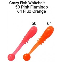 Силиконовая приманка Crazy Fish Whitebait 0.8" цвет 50/64 (20шт) кальмар
