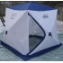 Палатка зимняя куб СЛЕДОПЫТ 180х180см 3-х местная 3 слоя цвет бело-синий PF-TW-08
