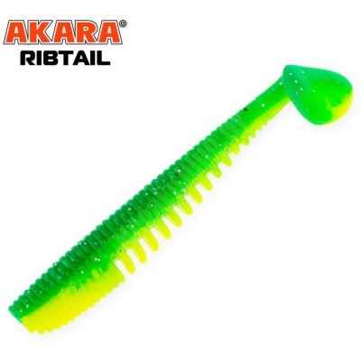 Силиконовая приманка Akara Ribtail 2,5 60мм цвет 88T (6 шт.)