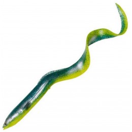 Силиконовая приманка Savage Gear LB 3D Real Eel Loose Bodyl 200 27гр цвет Green Yellow Glitter (1шт)