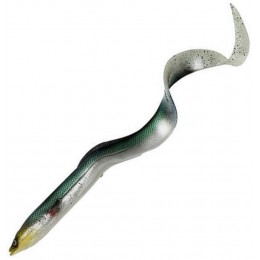 Силиконовая приманка Savage Gear LB 3D Real Eel Loose Bodyl 200 27гр цвет Green Silver (1шт)