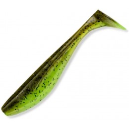 Силиконовая приманка FishUp Wizzle Shad 3" (8шт) цвет 204 - Green Pumpkin/Chartreuse