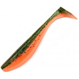 Силиконовая приманка FishUp Wizzle Shad 3" (8шт) цвет 205 - Watermelon/Flo Orange