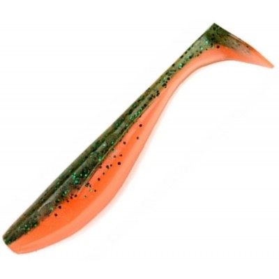 Силиконовая приманка FishUp Wizzle Shad 3" (8шт) цвет 205 - Watermelon/Flo Orange