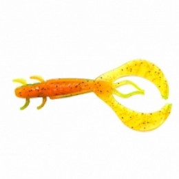Силиконовая приманка Flagman FL Craw 2,5" цвет 0215 Orange / Chartreuse