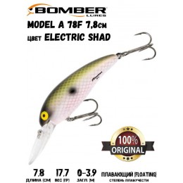 Воблер Bomber Model A B08A цвет ELECTRIC SHAD