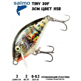 Воблер Salmo TINY 03 F цвет HOLO STICKLEBACK