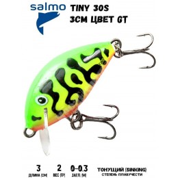 Воблер Salmo TINY 03 S цвет GREEN TIGER