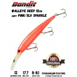 Воблер Bandit Walleye Deep цвет PINK/SLV SPARKLE