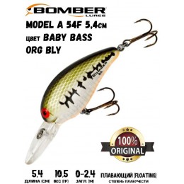 Воблер Bomber Model A B06A цвет BABY BASS ORG BLY