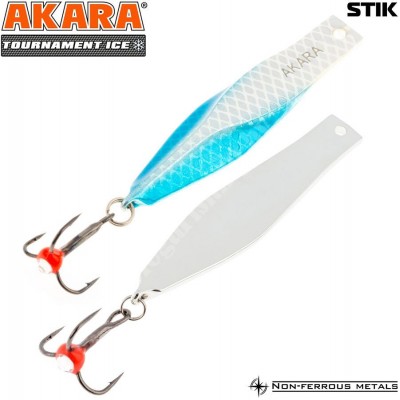 Блесна Akara Tournament Ice Stik 60 8 гр цвет 1 SIL