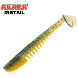 Силиконовая приманка AKARA Ribtail 2.5 60мм цвет 438 (6 шт.)