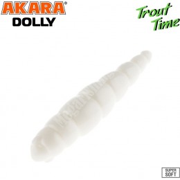 Силиконовая приманка Akara Trout Time DOLLY 1.8" Cheese цвет 02T (10 шт.)