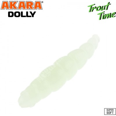 Силиконовая приманка Akara Trout Time DOLLY 1.8" Cheese цвет 12 (10 шт.)