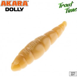 Силиконовая приманка Akara Trout Time DOLLY 1.8" Cheese цвет 445 (10 шт.)