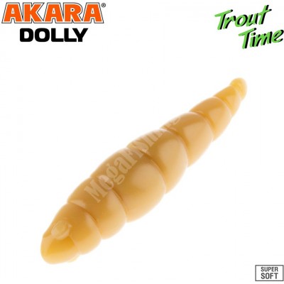 Силиконовая приманка Akara Trout Time DOLLY 1.8" Cheese цвет 445 (10 шт.)