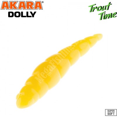 Силиконовая приманка Akara Trout Time DOLLY 1.8" Cheese цвет 446 (10 шт.)