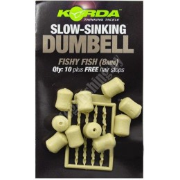 Искусственная кукуруза Korda Dumbell Slow Sinking Fishy Fish 8мм (10шт)