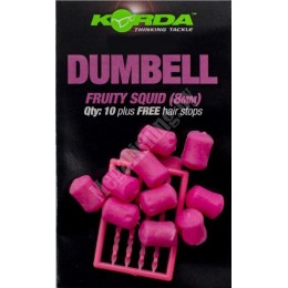 Искусственная кукуруза Korda Dumbell Slow Sinking Fruity Squid 8мм (10шт)