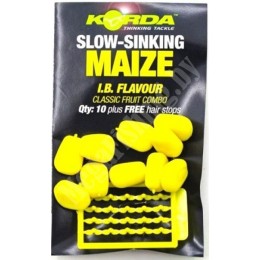 Искусственная кукуруза Korda Maize Slow Sinking Fruits Yellow (10шт)