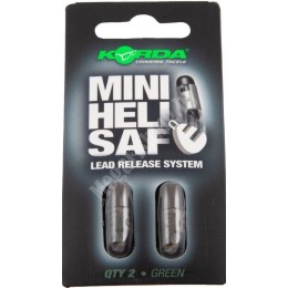 Безопасная клипса Korda Safe Heli mini Green (2шт)