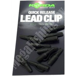 Конус для безопасной клипсы Korda Hybrid Tail Rubber Weed/Silt (10шт)