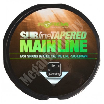 Леска Korda Subline Tapered Mainline 300м 0,33-0,50мм