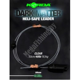 Готовый монтаж Korda Dark Matter Leader Heli Safe 0,5м Clear 40lb