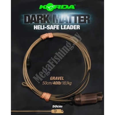 Готовый монтаж Korda Dark Matter Leader Heli Safe 0,5м Gravel 40lb