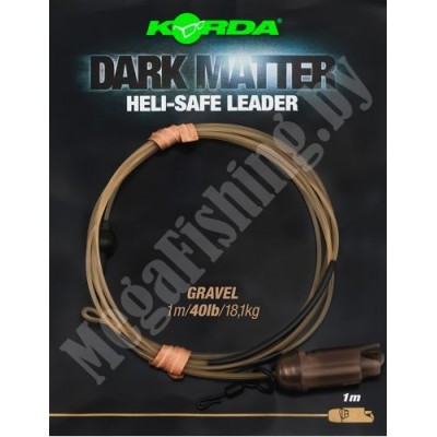 Готовый монтаж Korda Dark Matter Leader Heli Safe 1м Gravel 40lb