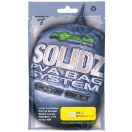 ПВА-пакет Korda Solidz Slow Melt PVA Bags M 70х110мм (20шт)