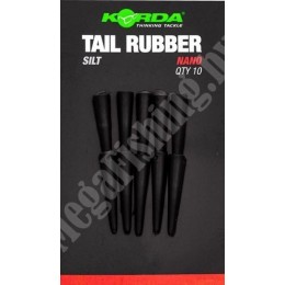 Противозакручиватель конусный Korda Tail Rubber Nano Silt (10шт)