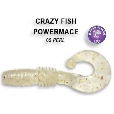 Силиконовая приманка Crazy Fish Power mace 1.6" цвет 5 (8 шт) кальмар