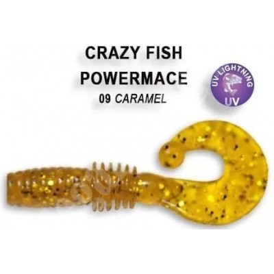 Силиконовая приманка Crazy Fish Power mace 1.6" цвет 9 (8 шт) кальмар