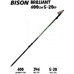 Удочка болонская Bison Brilliant c/к 6м 5-20гр