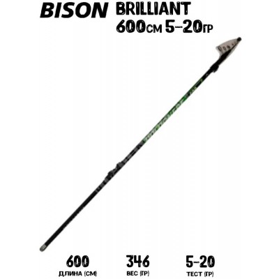 Удочка болонская Bison Brilliant c/к 6м 5-20гр