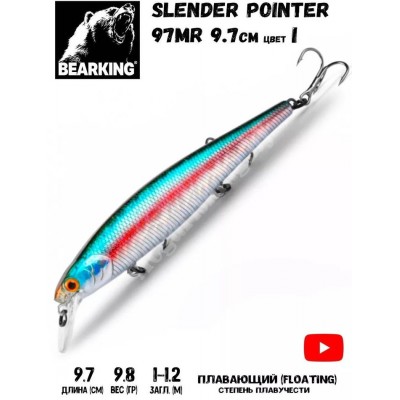 Воблер Bearking Slender Pointer 97 F цвет I