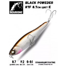 Воблер Bearking Black Poweder 100F цвет E