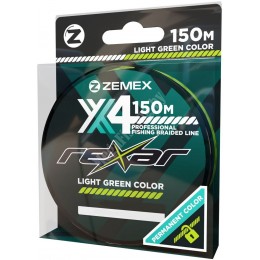 Плетенка Zemex Rexar X4 light green 150м 0.12мм