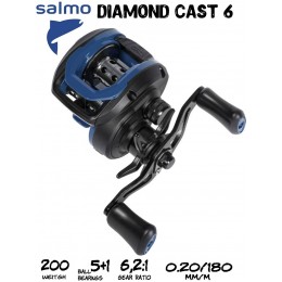 Катушка мультипликаторная Salmo Diamond CAST 6 M