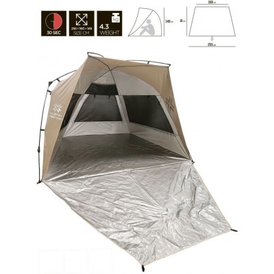 Палатка автоматическая Norfin SUMMER SILVER NF 255/160х160х149см