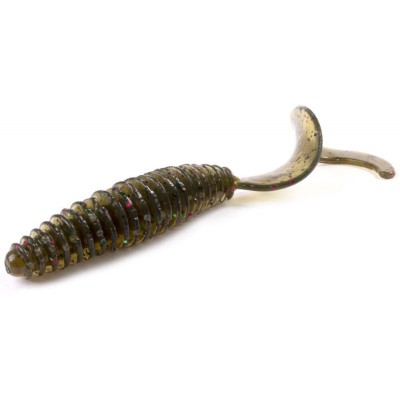 Силиконовая приманка Lucky John Pro Series ULTRAWORM Curly 3" цвет PA03 (7шт)