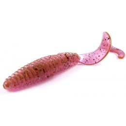 Силиконовая приманка Lucky John Pro Series ULTRAWORM Curly 3" цвет S14 (7шт)